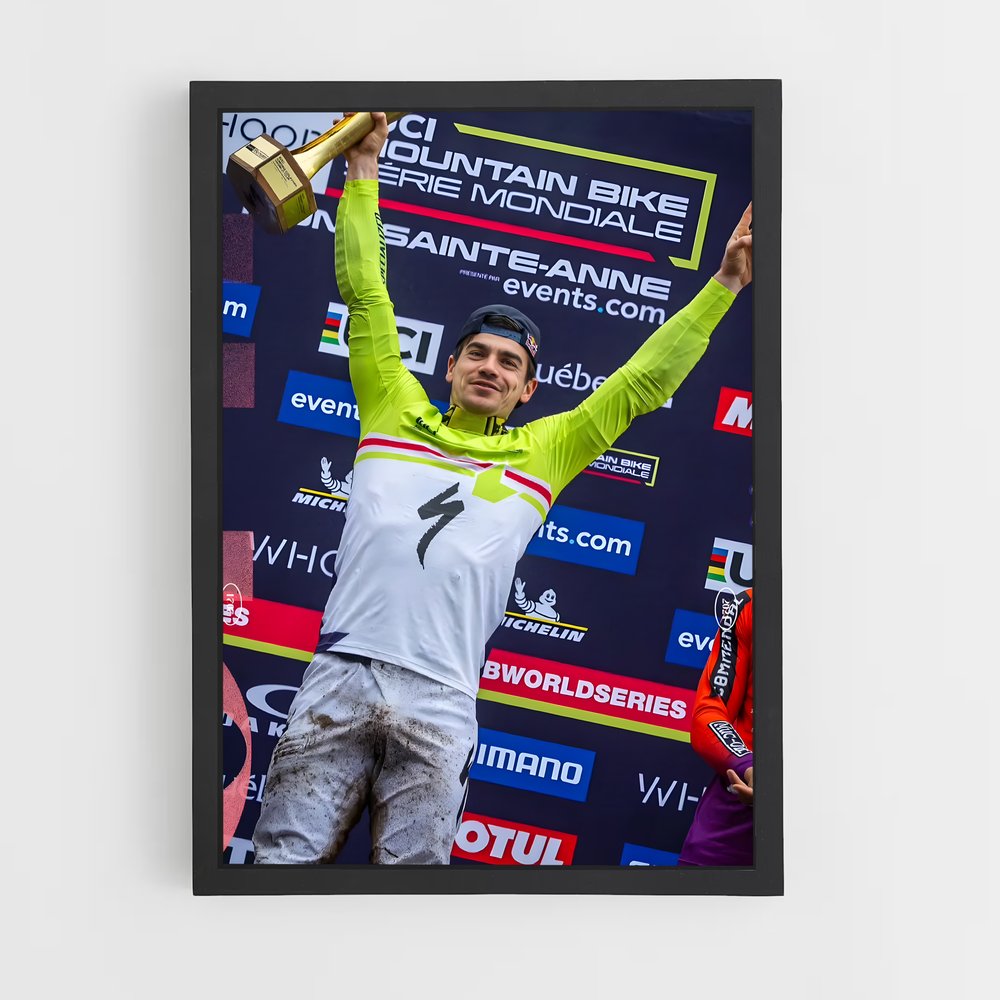 Poster La Victoire de Loic – affiche Cyclisme (vue 2)